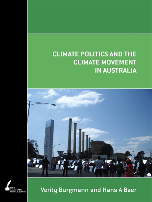 Title details for Climate Politics and the Climate Movement In Australia by Verity Burgmann - Available